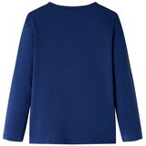  Dječja majica dugih rukava modra 128 | shoptok.hr