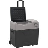  Prijenosni hladnjak s kotačima i ručkom crno-sivi 50 L PP | Eponuda.com
