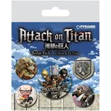 Pyramid bedževi Attack On Titan - Badge Pack | ePonuda.com