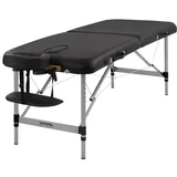 sto za masažu 2 aluminium - black