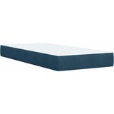 Box spring krevet s madracem plavi 80 x 200 cm baršunasti | shoptok.hr