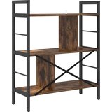 vidaXL Polica Dimljeni hrast 75 x 30 x 91 cm Konstruirano drvo | shoptok.hr