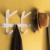 Spinder Design Smeđe-siva željezna zidna vješalica 66 cm Frondo – | shoptok.hr