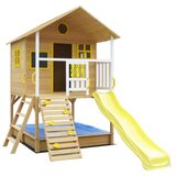 Kinder Home Velika dečija kućica sa peščanikom i toboganom/ za igru na otvorenom u dvorištu i bašti | Eponuda.com