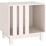 vidaXL Pasja uta bela 60x45x57 cm trdna borovina | Shoptok.si