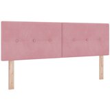 vidaXL Naslon za glavo s stikom v roza 160 cm iz žametnega materiala, (22008447) Cene