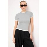 TRENDYOLMILLA Ženska majica TWOSS24TS00063, Siva | Eponuda.com