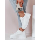 DStreet Sneakersy damskie na platformie WALK ME UP białe | shoptok.hr