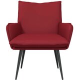  Fotelja Vinska crvena Umjetna koža - boja crnog vina | shoptok.hr