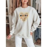DStreet Bluza damska oversize z sercem SERDUCHOVA szara | shoptok.hr
