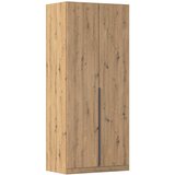 Rauch Möbel OMARA S KLASIČNIMI VRATI, temno siva, hrast artisan | Shoptok.si
