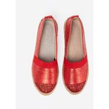 GOODIN Red espadrilles with shiny thread | ePonuda.com