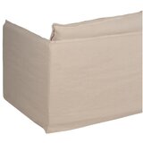 Ixia Kremno bela lanena sedežna garnitura 210 cm – | Shoptok.si