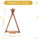 TETSMG LED lesena božična jelka z zvezdo | Shoptok.si