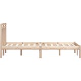  Posteljni okvir iz trdne borovine 200x200 cm, (20646999) | Shoptok.si