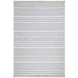 Oyo home sivo-bijeli pamučni tepih Duo, 120 x 180 cm