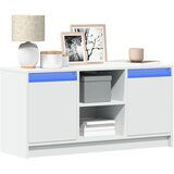 Maison Chic TV omarica - TV stojalo - Televizijska omarica z LED bela 100x34x50 cm inženirski les, (21699742) | Shoptok.si
