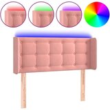  Posteljno vzglavje roza 93x16x78/88 cm žamet, (20932424) | Shoptok.si