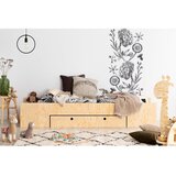 Adeko otroška postelja z dodatnim ležiščem s prostorom za shranjevanje 90x200 cm v naravni barvi luna a – | Shoptok.si