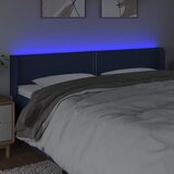  LED uzglavlje plavo 203x16x78/88 cm od tkanine | shoptok.hr