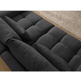 Bobochic Paris Crna sofa od šenila 264 cm Ivane – | shoptok.hr