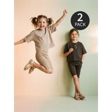Sinsay Pamučne tajice s ukrasnim volanima 2 pack | shoptok.hr