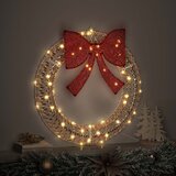  Vijenac s 60 LED svjetlima Topla bijela 76 x 76 x 8 cm PET | shoptok.hr