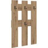 vidaXL Nadwyčajna obešalnik za plašče artisan hrast 65 x 3 x 100 cm | Shoptok.si