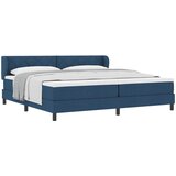  s opruga kutije s uzglavljem Plava 200 x 200 cm tkanina | shoptok.hr
