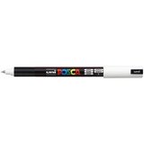 POSCA Uni flomaster; konica 0,7 mm kovina; bel, (21290550) cene