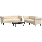  2-dijelni set sofa krem od tkanine | shoptok.hr