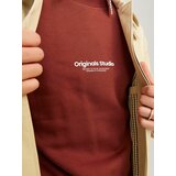 Jack & Jones Muški duks 12241694, Terakota | ePonuda.com