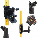 Rosfix SET ADAPTER IN POLICA ZA LASERSKO NIVELIRKO – 5/8" NAVOJ, NASTAVLJIV KOT, STABILNA NAMESTITEV, (5000075876) | Shoptok.si