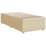  Boxspring krevet s madracem Krem 100 x 200 cm Tkanina - Krem 100 x 200 cm Dizajn linija | shoptok.hr
