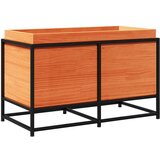 Furnova Vrtno cvetlično korito voščeno rjavo 80x40x50 trdna borovina, (21919847) | Shoptok.si