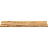 Stolna ploča sa živi rub 120x40x2,5cm masivno grubo drvo manga | shoptok.hr