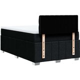 vidaXL Krevet box spring s madracem crni 120 x 190 cm od tkanine | shoptok.hr