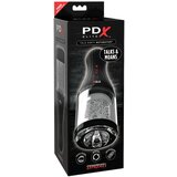 PDX Elite Rotobator - umetna vagina (prozorni-črna) Cene