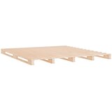  Krevet od paleta 200 x 200 cm od masivne borovine | shoptok.hr