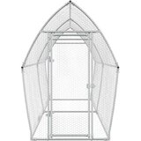  Kavez za kokoši srebrni 400 x 105 x 182 cm od pocinčanog čelika | shoptok.hr