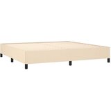  s oprugama i madracem krem 200 x 200 cm od tkanine | shoptok.hr
