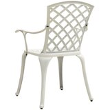  3-dijelni bistro set od lijevanog aluminija bijeli | shoptok.hr