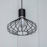  Visilica na sajli SOLANO 1xE27/15W/230V crna/sjajni hrom | Eponuda.com