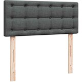  Otomanski krevet s madracem i LED tamnosivi 120x200 cm tkanine | shoptok.hr