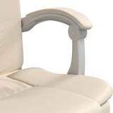  Uredski naslonjač od umjetne kože krem | shoptok.hr
