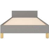  Za krevet s uzglavljem svjetlosivi 90x190 cm od tkanine | shoptok.hr