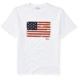 Polo Ralph Lauren Majica 'FLAG' bež / mornarska / rdeča / bela Cene