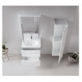 Hanah home Kupatilski ormarić sa umivaonikom i ogledalom (2 komada) Nuvola 65 v2 193 | Eponuda.com