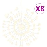  Božićna svjetla zvjezdani prasak 140 LED 8 k topla bijela 17 cm | shoptok.hr