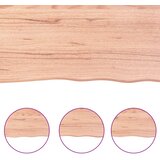  Kupaonska radna ploča svjetlosmeđa 80x50x(2-4) cm masivno drvo | shoptok.hr